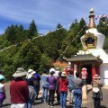 Prayer at Stupa