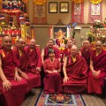 Dorje Palmo with Lamas