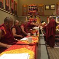 Making Offering to Rinpoche