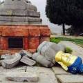 Toppled Statue