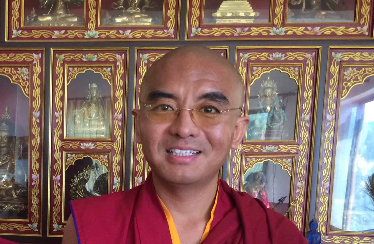Mingyur Rinpoche at Monastery 