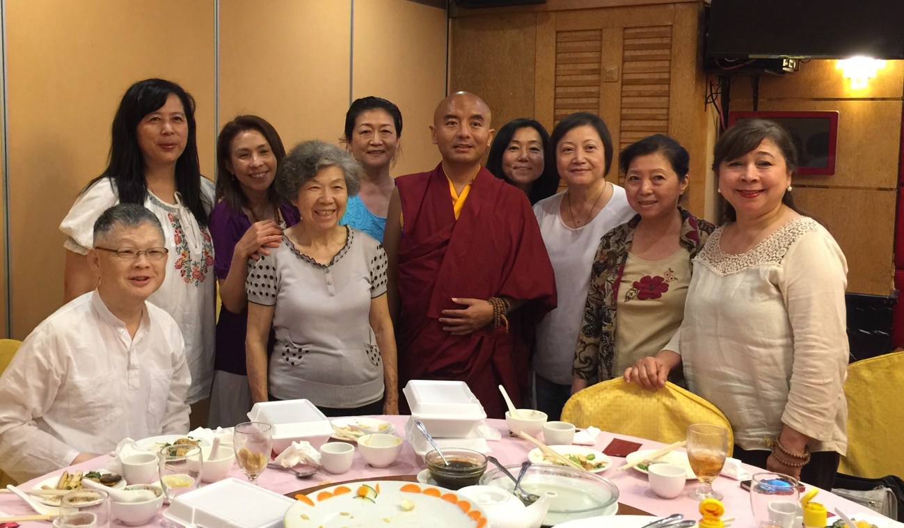 Rinpoche at Lunch with Members
