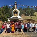 Group at Stupa