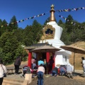 Prayers at Stupa