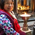 41 Dorje Palmo with Butter Lamps
